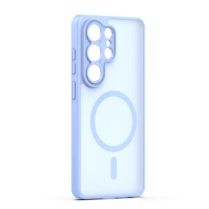 Mag Matt dėklas Samsung Galaxy S26 Ultra šviesiai mėlynas su apsauga kamerai - Image 3