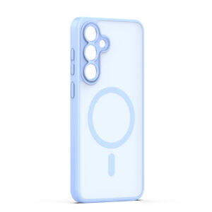 Mag Matt dėklas Samsung Galaxy S26 Plus šviesiai mėlynas su apsauga kamerai - Image 2