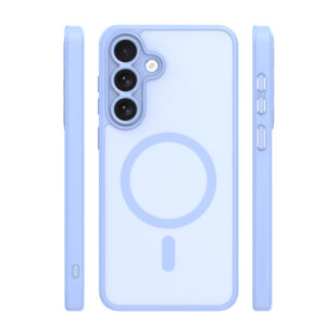 Mag Matt dėklas Samsung Galaxy S26 Plus šviesiai mėlynas su apsauga kamerai - Image 3