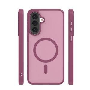 Mag Matt dėklas Samsung Galaxy A37 5G, bordo spalvos, su didele išpjova - Image 3
