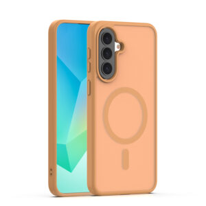 Mag Matt dėklas Samsung Galaxy A57 rudas, didelė anga