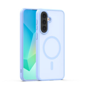 „Mag Matt“ dėklas, skirtas „Samsung Galaxy A57“, šviesiai mėlynas, didelė anga