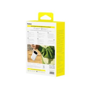 Baseus Qpow3 skaitmeninis greitojo įkrovimo išorinis akumuliatorius 22.5W 10000mAh Moon White - Image 3