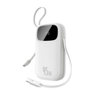 Baseus Powerbank EnerFill FC31 20000mAh 45W USB-C USB-C baltas - Image 2
