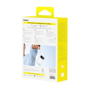 Baseus Powerbank EnerFill FC31 20000mAh 45W USB-C USB-C baltas - Image 4