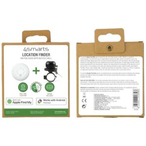 Tracker with Bicycle Bell 4smarts SkyTag Duos juodos spalvos - Image 5