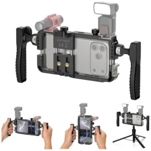 Universal video set for smartphone 4smarts with wireless remote juodos spalvos - Image 8