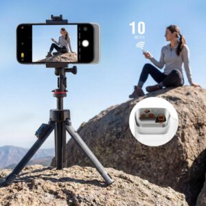 Magnetic smartphone holder with 4smarts photographic grip fill light and wireless control white - Image 3