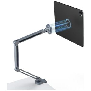 Magnetic holder for phone and tablet 4smarts Mount ErgoPro Desk Clamp - grey - Image 2