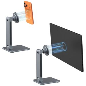 Magnetic holder for phone and tablet 4smarts ErgoPro Desk Stand - grey - Image 2