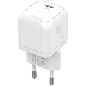 Laidinis įkroviklis 4smarts PDPlug SiC 45W USB-C baltos spalvos - Image 2
