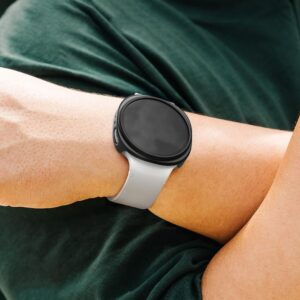 RINGKE SLIM 2-PACK GALAXY WATCH 8 / 9 (40 MM) SKAIDRUS IR MATINIS JUODAS - Image 4