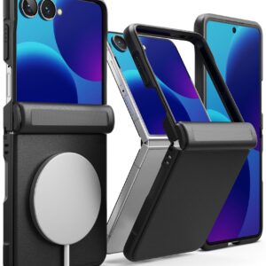 RINGKE ONYX FLAP MAGNETINIS MagSafe DĖKLAS Samsung Galaxy Z FLIP 8 JUODAS - Image 4
