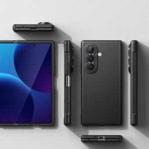 RINGKE ONYX FLAP MAGNETINIS MagSafe DĖKLAS Samsung Galaxy Z FOLD 8 ULTRA JUODAS - Image 4