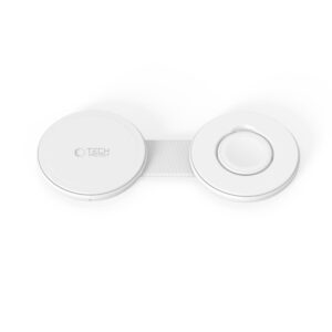 Tech-Protect A55 2IN1 MAGNETINIS MagSafe BELAIDIS ĮKROVIKLIS 25W QI2.2 BALTAS - Image 4