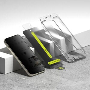 PRIVATUMĄ UŽTIKRINANTIS EKRANO STIKLAS RINGKE EASY SLIDE 2-PACK GOOGLE PIXEL 9 PRO / 10 PRO / 11 PRO PRIVACY - Image 4