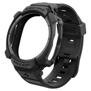 SPIGEN RUGGED ARMOR PRO SAMSUNG GALAXY WATCH ULTRA 2 2026 (47 MM) MATINĖ JUODA - Image 5