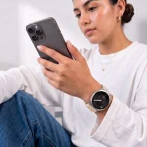 TECH-PROTECT NYLON CLASP SAMSUNG GALAXY WATCH 8 / 9 / CLASSIC (40 / 44 / 46 MM) STARLIGHT - Image 4