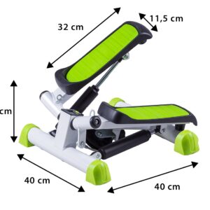 Pasukamas treniruoklis „Twist Stepper“ su pasipriešinimo gumomis ir skaitikliu „ModernHome“ - Image 5
