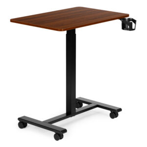 Mobilus reguliuojamas stalas 70x48 cm nešiojamojo kompiuterio staliukas, aukščio reguliavimas 71,5–112 cm ModernHome - Image 5