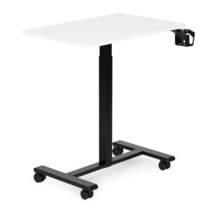 Mobilus reguliuojamas stalas 70x48 cm nešiojamojo kompiuterio staliukas, aukščio reguliavimas 71,5–112 cm ModernHome - Image 5