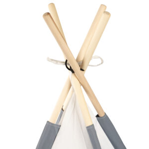 Tipi Wigwam žaidimų palapinė su vientisu pagrindu – vaikiškas namelis ECOTOYS - Image 5
