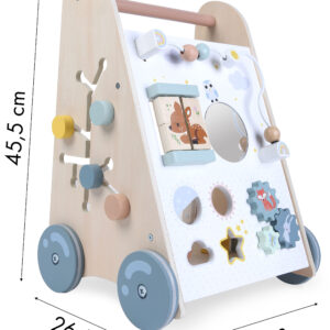 Medinis lavinamasis stumdukas su judančiais elementais, ECOTOYS - Image 5
