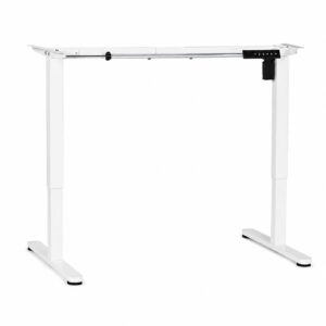 Elektrinis stalo rėmas, aukščio reguliavimas 72-118 cm, stalviršiui iki 160 cm, baltas ModernHome - Image 5