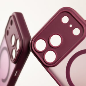 Mag Matt dėklas Apple iPhone 11 bordo spalvos su apsauga kamerai - Image 6