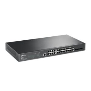 TP-Link JetStream TL-SG3428 tinklo komutatorius Valdomas L2/L3 Gigabit Ethernet (10/100/1000) 1U Juoda - Image 3