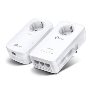 TP-Link TL-WPA8631P KIT „PowerLine“ tinklo adapteris 300 Mbit/ai Ethernet LAN jungtis „Wi-Fi“ Balta 2 vnt - Image 1