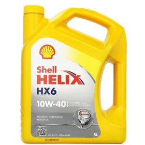 Automobilio variklio tepalas Shell Helix HX6, 10W-40, 5 l