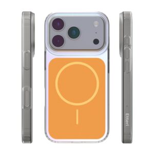 Etteri Hidden Pearl dėklas, skirtas Apple iPhone 17 Pro / 18 Pro 6,3" oranžinis - Image 3