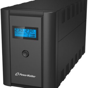 PowerWalker VI 1200 SHL Schuko nepertraukiamo maitinimo resursai (UPS) „Line-Interactive“ 1,2 kVA 600 W 4 AC išvestis(ys / čių) - Image 1