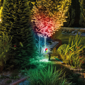Forever Light LED saulės energija įkraunamas prožektorius SUNARI FME-190 RGB - Image 3