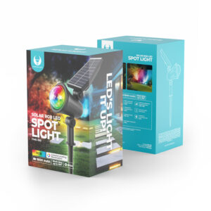 Forever Light LED saulės energija įkraunamas prožektorius SUNARI FME-190 RGB - Image 4