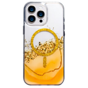 Epoxy Mag dėklas Apple iPhone 13 / 14 6,1" oranžinis - Image 3