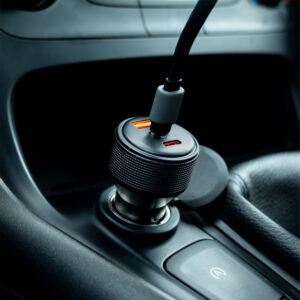 Forever CC-07-66ACC PD QC automobilinis įkroviklis 1x USB-A 2x USB-C 66W juodas - Image 7
