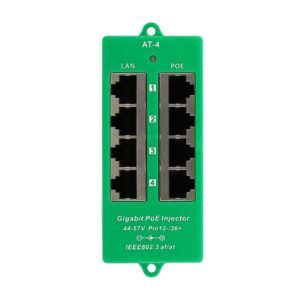 Extralink ACTIVE POE INJECTOR 4 PORT GIGABIT 802.3AT/AF MODE A - 1 Gbps - 4-Port Gigabitinis eternetas 48 V - Image 3