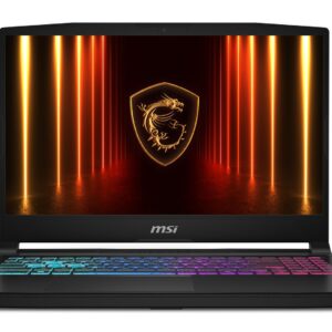 MSI Katana 15 HX B14WGK-071NL Intel® Core™ i7 i7-14650HX Knyginis kompiuteris 39,6 cm (15.6") „Full HD“ 16 GB DDR5-SDRAM 1 TB SSD NVIDIA GeForce RTX 5070 Wi-Fi 6E (802.11ax) Windows 11 Home Juoda