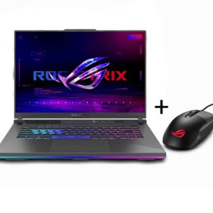 Notebook|ASUS|G614PR-RV092W|ROG Strix|G614PR-RV092W|CPU AMD RyzenT 9|8940HX|2.4 GHz|16 "|1920 x 1200 pixels|RAM 16 GB|DDR5-SDRAM|SSD 1000 GB|Discrete graphics NVIDIA GeForce RTX 5070 Ti|12 GB|On-board graphics Yes|OS installed Windows 11 Home|Colour Black,Grey|Weight 2.5 kg|5200 MHz|90NR0NJ7-M00690 - Image 1