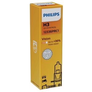 Philips H3 Vision automobilinė lemputė 12V 55W 12336PRC1 - Image 2