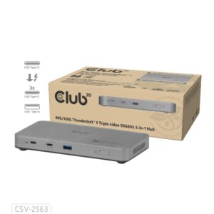 I/O HUB THUNDERBOLT 5IN1/180W CSV-2563 CLUB3D - Image 1