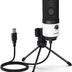 Fifine K669BW studio microphone (white) - Image 1