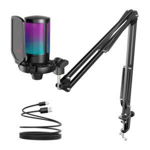 Fifine A6T tripod gaming microphone (black) - Image 2