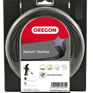 OREGON PJOVIMO VALAS KRŪMAPJOVEI ŽVAIGŽDUTĖ 2,7mm x 15m NYLIUM STARLINE