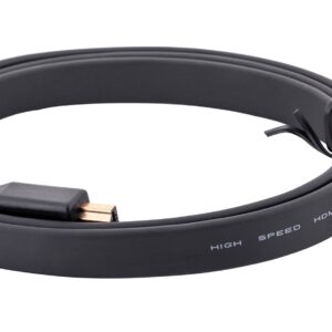 Lanberg CA-HDMI-21CU-0010-BK HDMI kabelis 1 m HDMI A tipo (standartinis) Juoda - Image 3