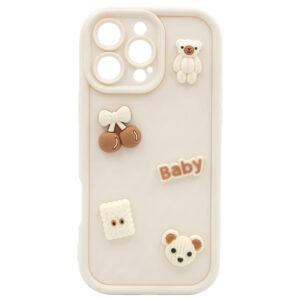 Itin madingas 3D dėklas, skirtas Apple iPhone 15 6,1" meškiukas - Image 2