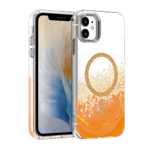 Epoxy Mag dėklas Apple iPhone 11 oranžinis
