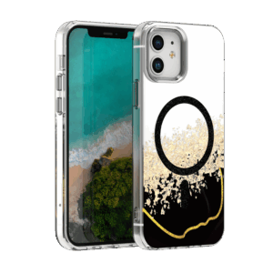 Epoxy Mag dėklas, skirtas Apple iPhone 12 / 12 Pro 6,1" juodas
